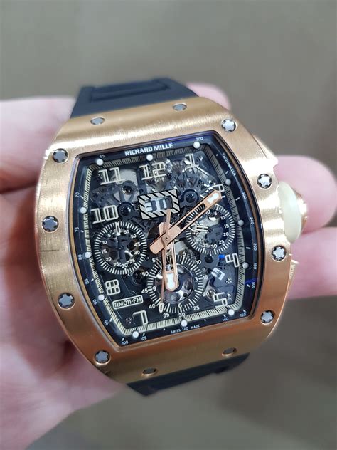 richard mille rm011 rose gold|Richard Mille felipe massa price.